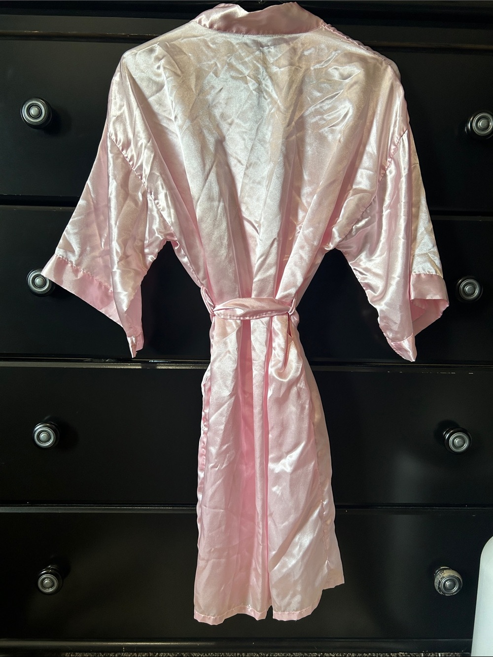 Satin Kimono Robe - Picture 3 of 4